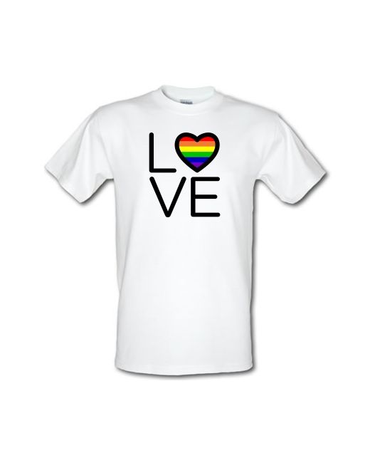 CharGrilled Love Pride Flag male t-shirt.