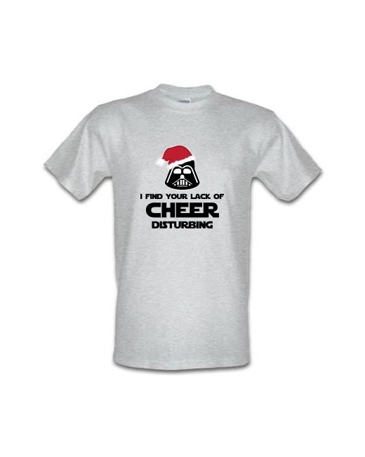 CharGrilled I Find Your Lack Of Cheer Disturbing male t-shirt.