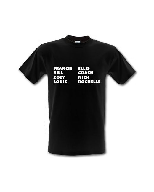 CharGrilled L4D Names V2 male t-shirt.