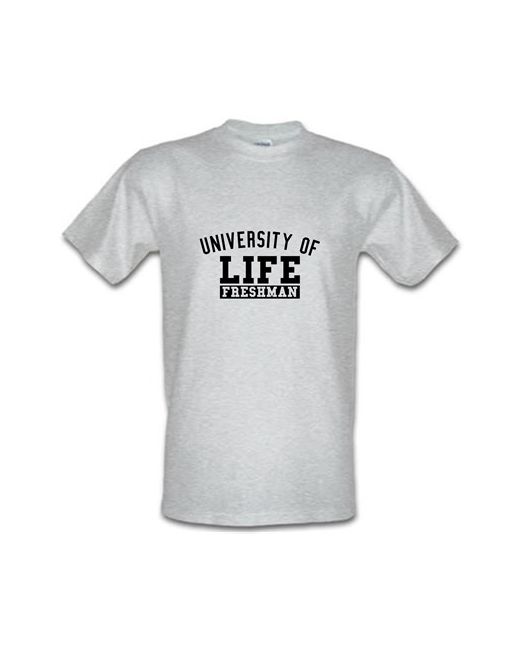 CharGrilled university of life male t-shirt.