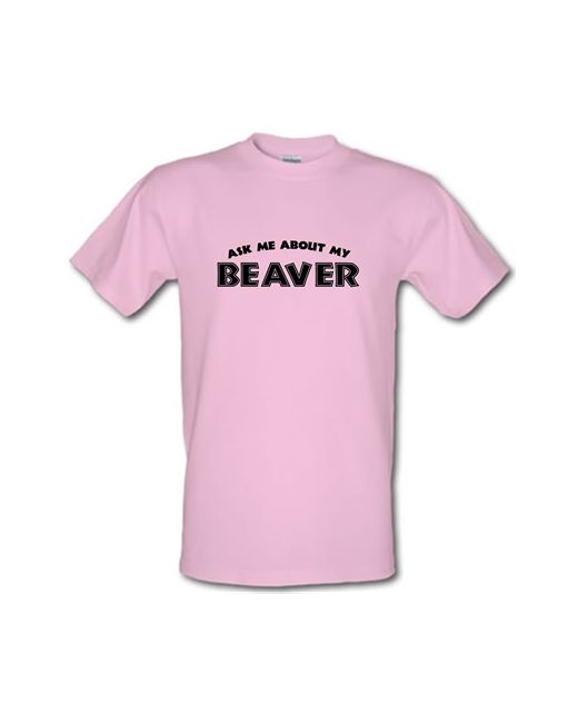 CharGrilled Ask Me About My Beaver male t-shirt.