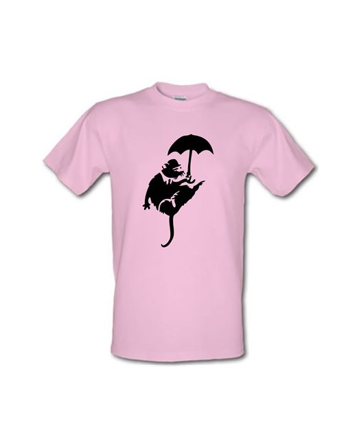 CharGrilled Banksy Flying Rat male t-shirt.