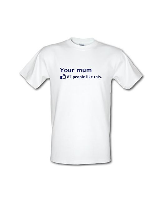 CharGrilled Your Mum male t-shirt.