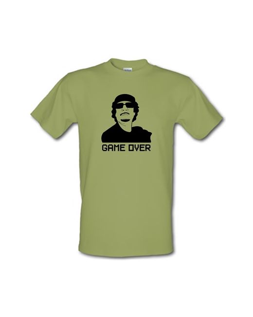 CharGrilled Game Over Gaddafi male t-shirt.