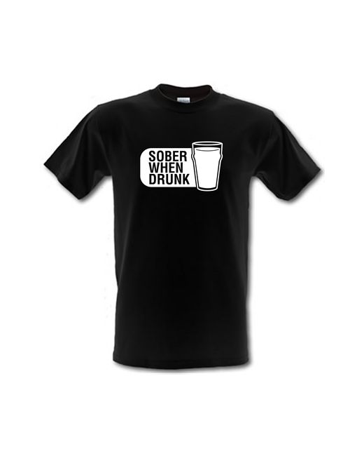 CharGrilled Sober When Drunk male t-shirt.