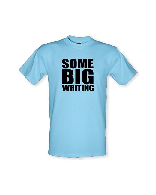 CharGrilled Some Big Writing male t-shirt.