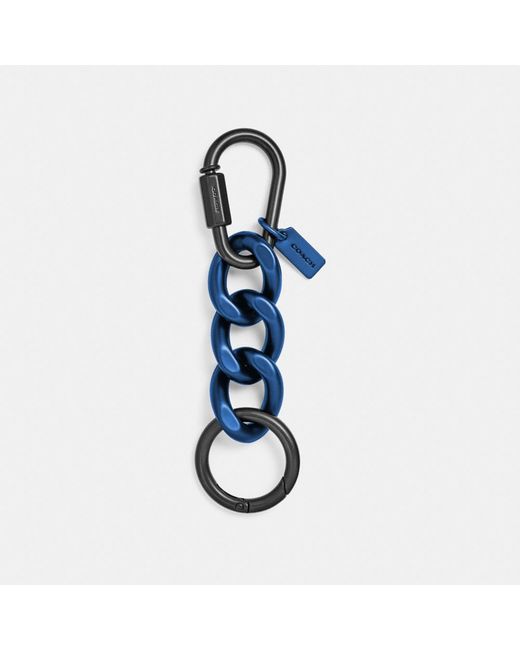 Coach Chain Link Key Ring in Multi