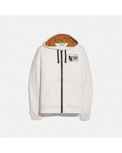 Coach Disney Mickey Mouse X Keith Haring Full Zip Hoodie in