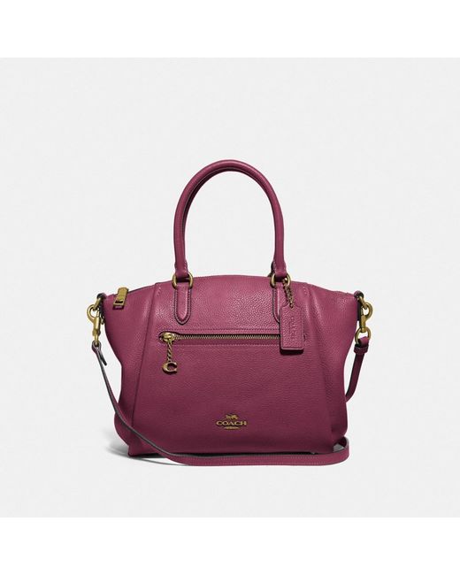 Coach Elise Satchel in Red