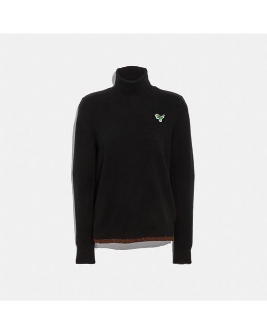 Coach Rexy Patch Turtleneck in