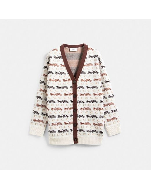 Coach Horse And Carriage Cardigan in