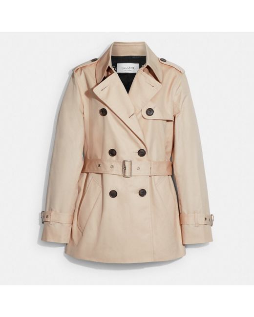 Coach Solid Short Trench