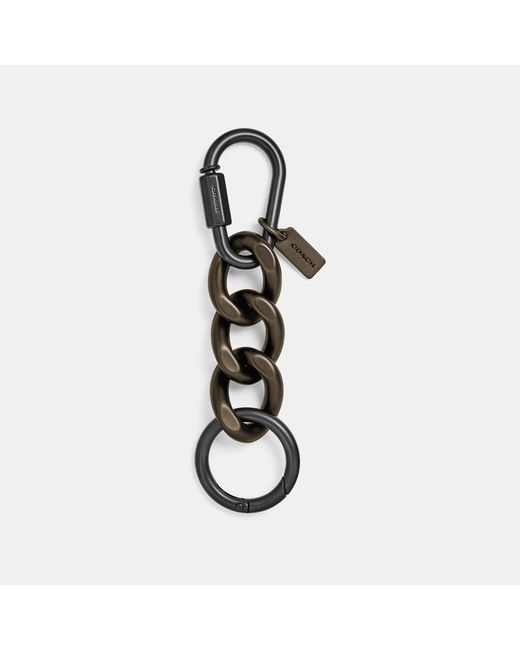 Coach Chain Link Key Ring