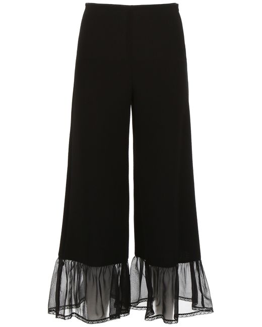See by Chloé ruffled trousers