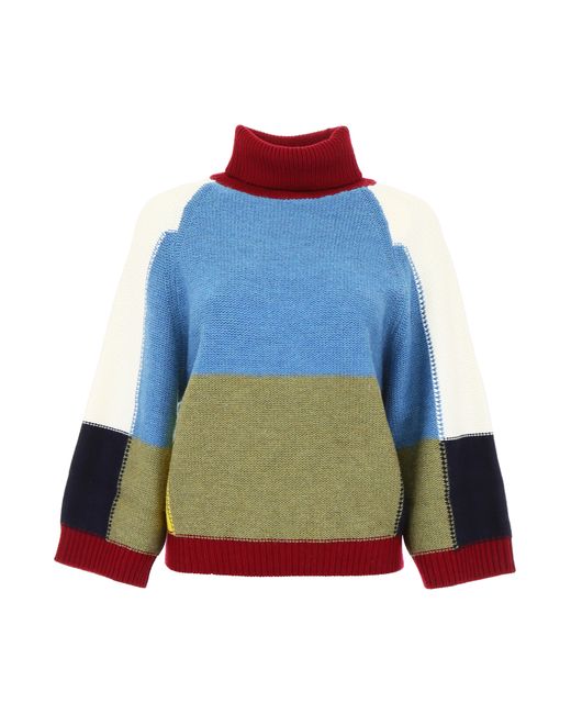 See by Chloé color block pullover