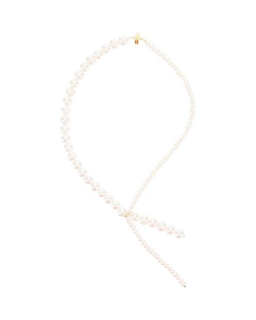 Timeless Pearly NECKLACE WITH PEARLS White Gold