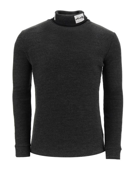Raf Simons TURTLENECK SWEATER WITH PATCHES