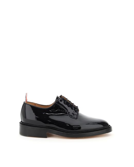 Thom Browne LACE-UP DERBY SHOES IN PATENT