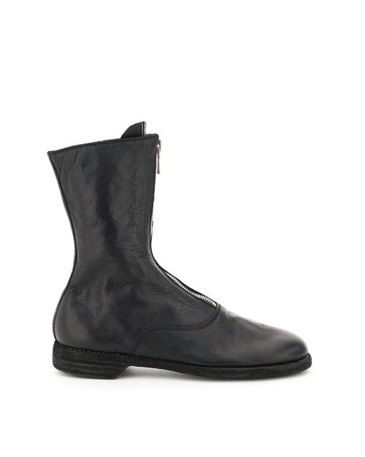 Guidi FRONT ZIP ANKLE BOOTS