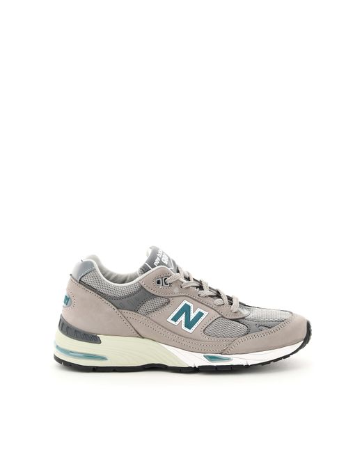 New Balance 991 SNEAKERS ANNIVERSARY 75 Grey Leather Technical