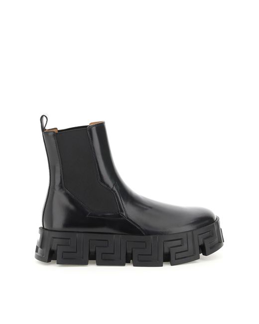 Versace CHELSEA BOOT WITH GREEK SOLE