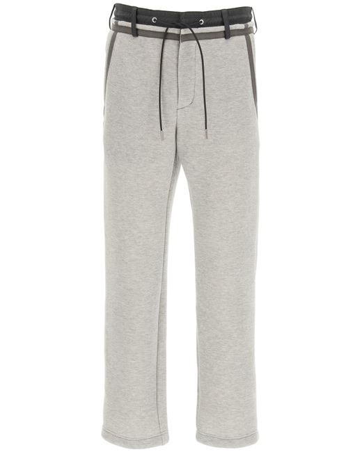 Sacai JOGGERS WITH CONTRAST DETAILS