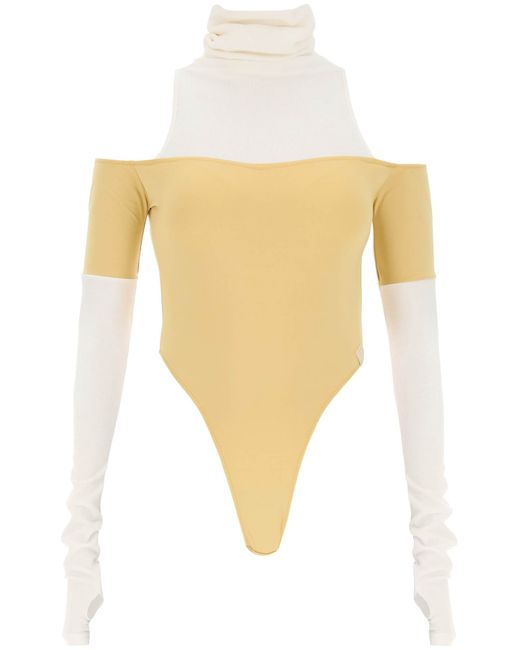 Become One BAMBOO AND LYCRA BODYSUIT White