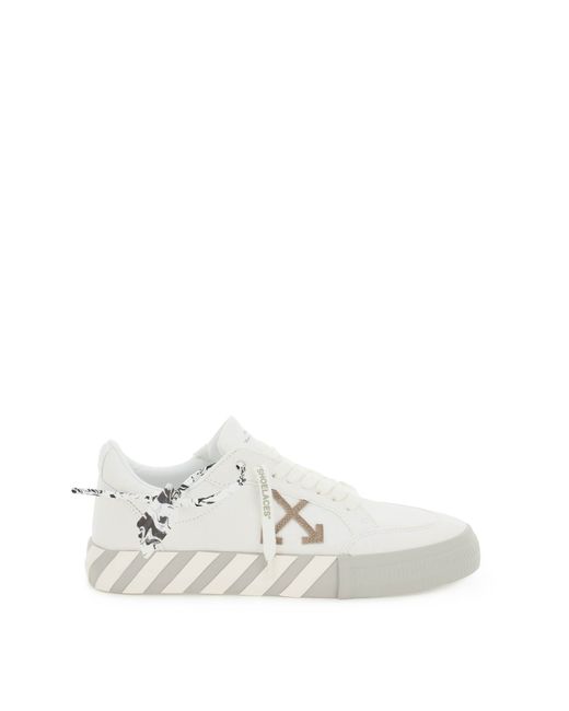 Off-White LOW VULCANIZED CANVAS SNEAKERS White