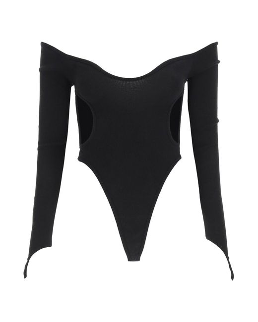 Become One RIBBED CUT-OUT BODYSUIT