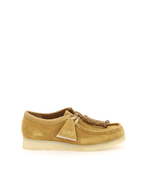 Clarks WALLABEE LACE-UP SHOES Yellow