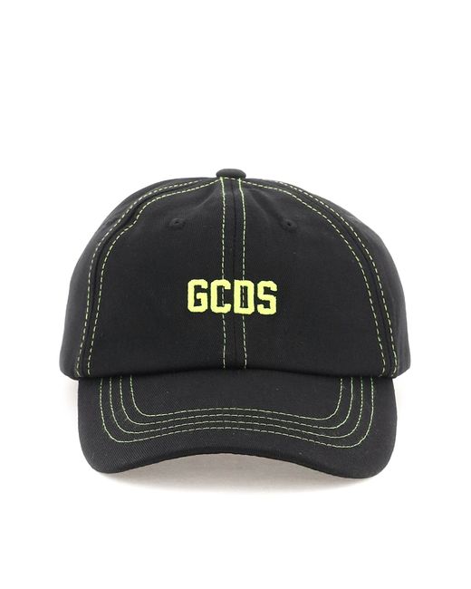 Gcds BASEBALL CAP WITH FLUO LOGO