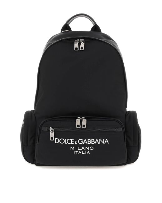 Dolce & Gabbana NYLON BACKPACK WITH LOGO