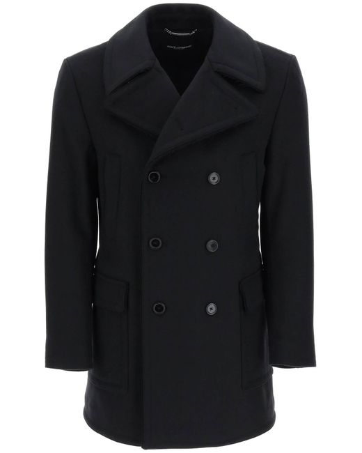 Dolce & Gabbana DOUBLE BREASTED VIRGIN PEACOAT