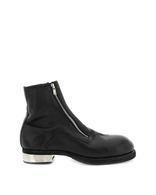 Guidi DOUBLE-ZIP ANKLE BOOTS