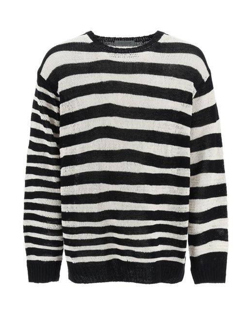 Yohji Yamamoto Striped Pure Sweater