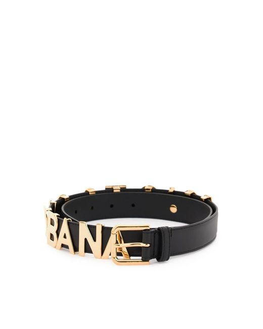 Dolce & Gabbana Lettering Logo Belt