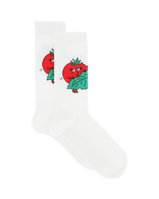 Sky High Farm Happy Tomatoes Crew Socks