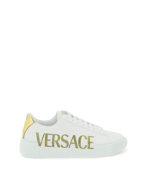Versace Greca Sneakers With Logo