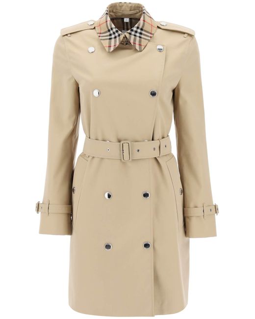 Burberry Montrose Double-Breasted Trench Coat