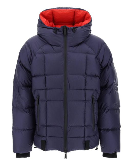 Dsquared2 Logo Print Hooded Down Jacket