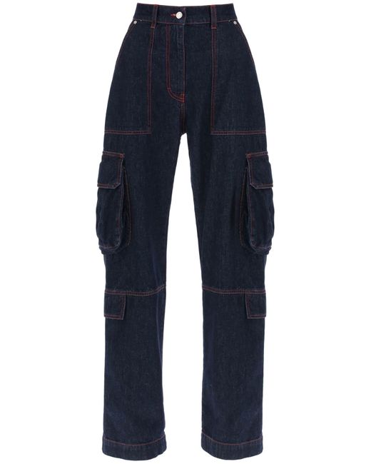 Msgm Cargo jeans with flared cut