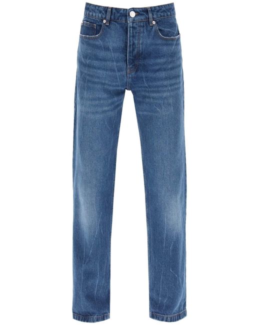 AMI Alexandre Mattiussi Loose jeans with straight cut