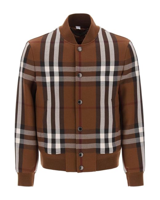Burberry Bomber jacket with Check motif
