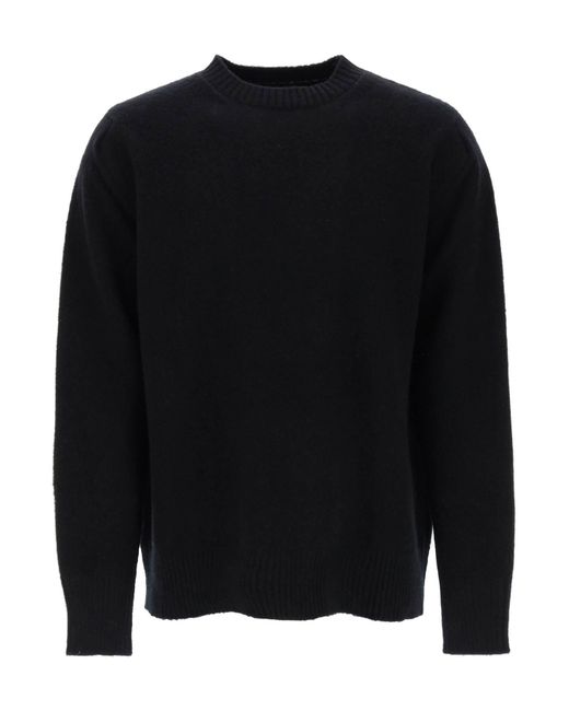 Oamc sweater with jacquard logo