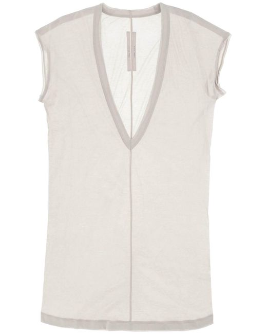 Rick Owens Dylan maxi T-shirt with V neck