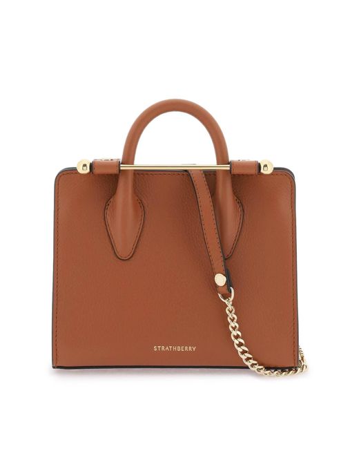 Strathberry Nano Tote leather bag