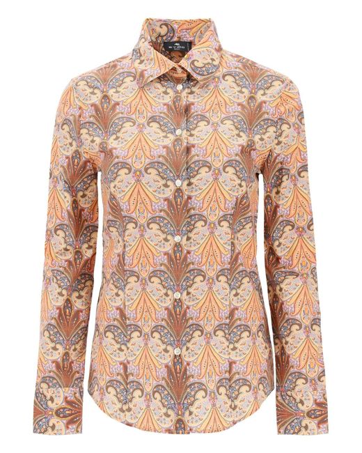 Etro Slim fit shirt with paisley pattern