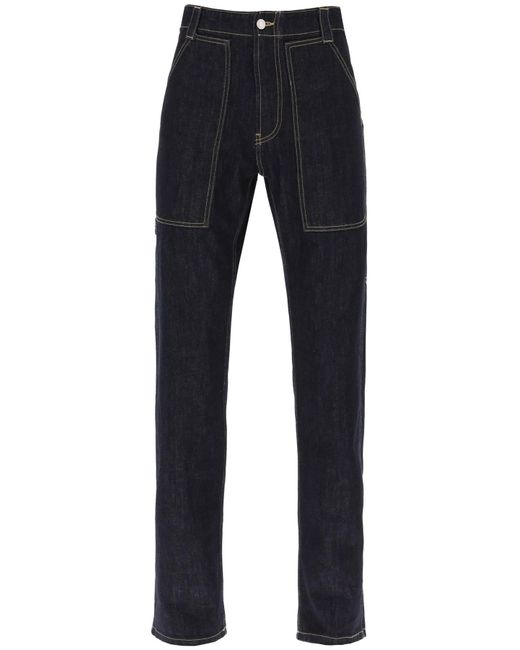 Alexander McQueen Loose jeans with straight cut