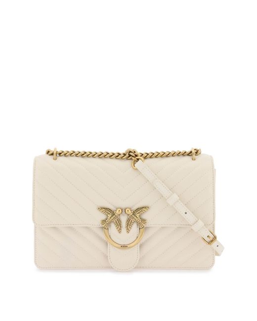 Pinko Chevron quilted Classic Love Bag One