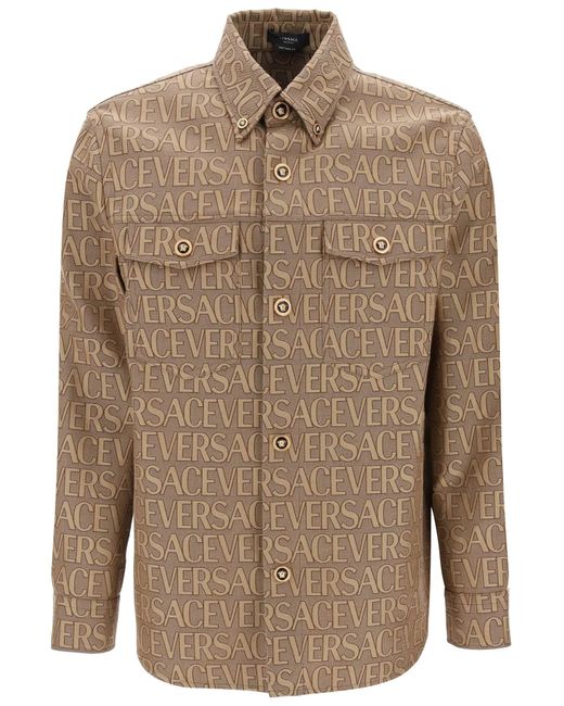 Versace Allover overshirt jacket